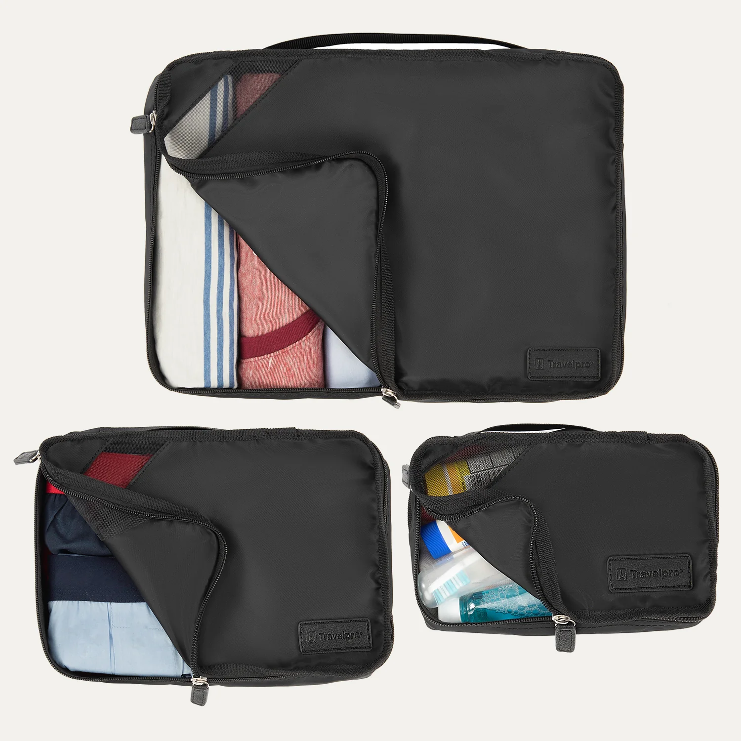 Travelpro® Essentials™ 3 Pack Packing Cube Set (small/med/large) - Image 5