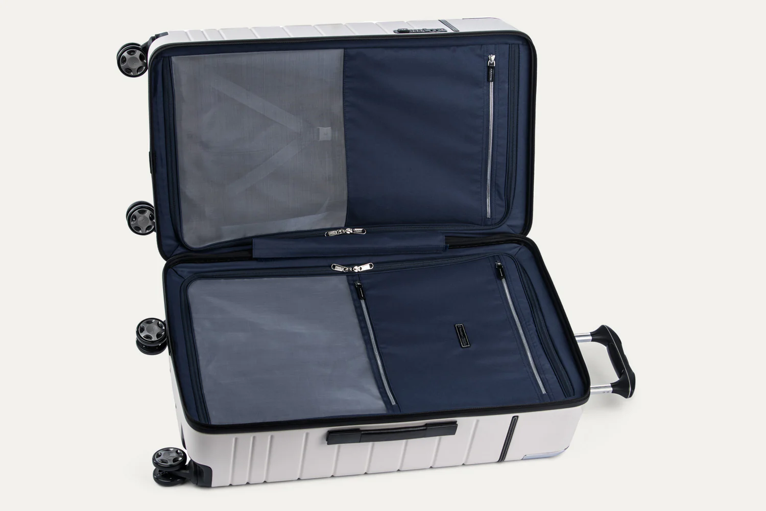 Travelpro® x Travel + Leisure Large Check-in Spinner and Drop-Bottom Weekender Bag Luggage Set - Image 9