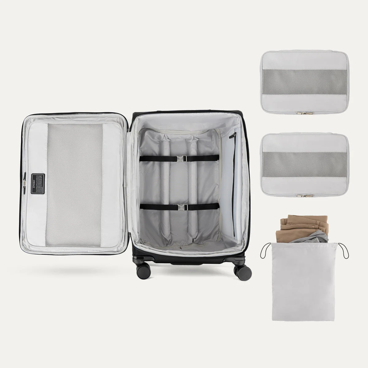 Versapack+ Medium Check-in Spinner / Travelpro® Altitude™ Large Backpack Set - Image 2